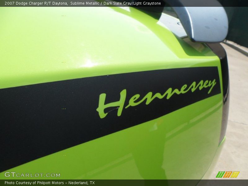 Sublime Metallic / Dark Slate Gray/Light Graystone 2007 Dodge Charger R/T Daytona