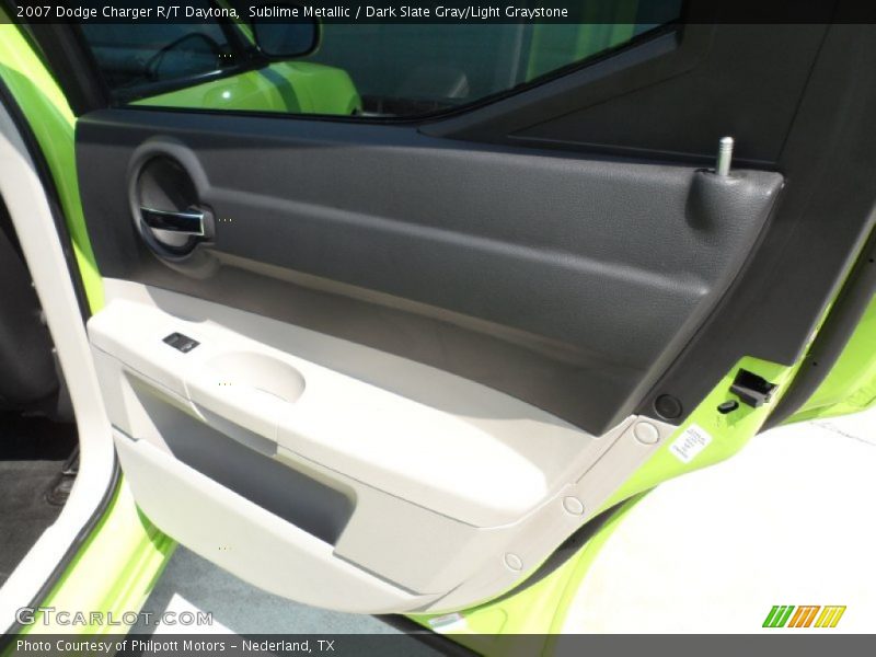 Sublime Metallic / Dark Slate Gray/Light Graystone 2007 Dodge Charger R/T Daytona