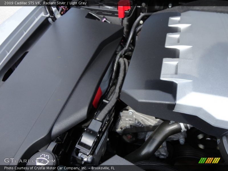 Radiant Silver / Light Gray 2009 Cadillac STS V6