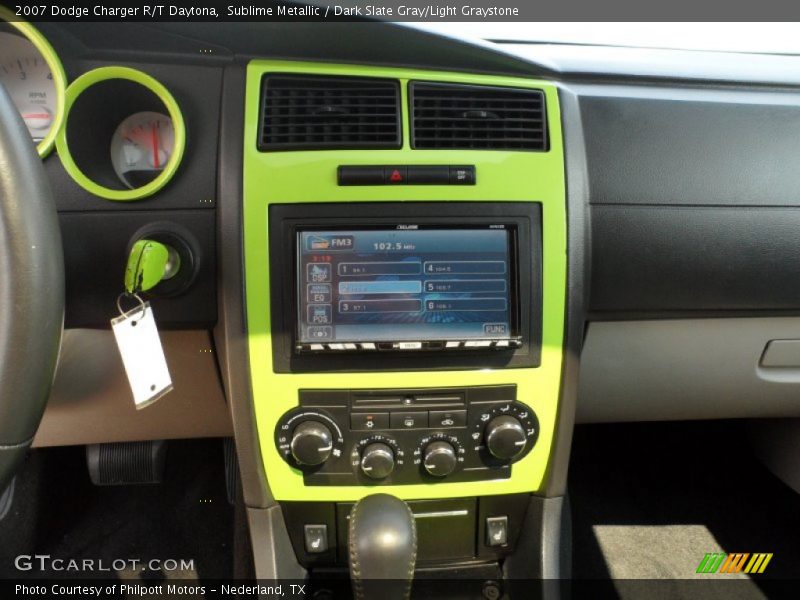 Sublime Metallic / Dark Slate Gray/Light Graystone 2007 Dodge Charger R/T Daytona