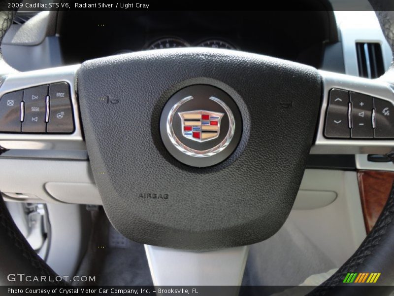 Radiant Silver / Light Gray 2009 Cadillac STS V6