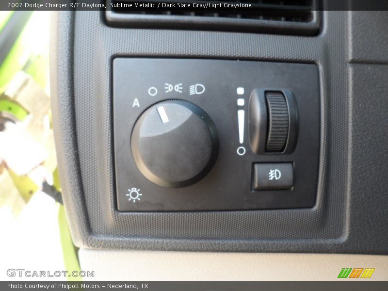 Sublime Metallic / Dark Slate Gray/Light Graystone 2007 Dodge Charger R/T Daytona