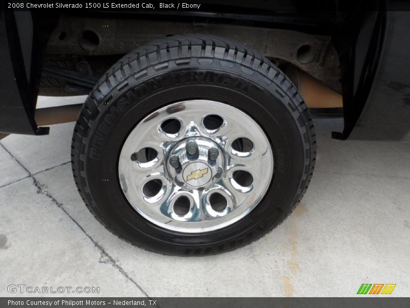 Black / Ebony 2008 Chevrolet Silverado 1500 LS Extended Cab