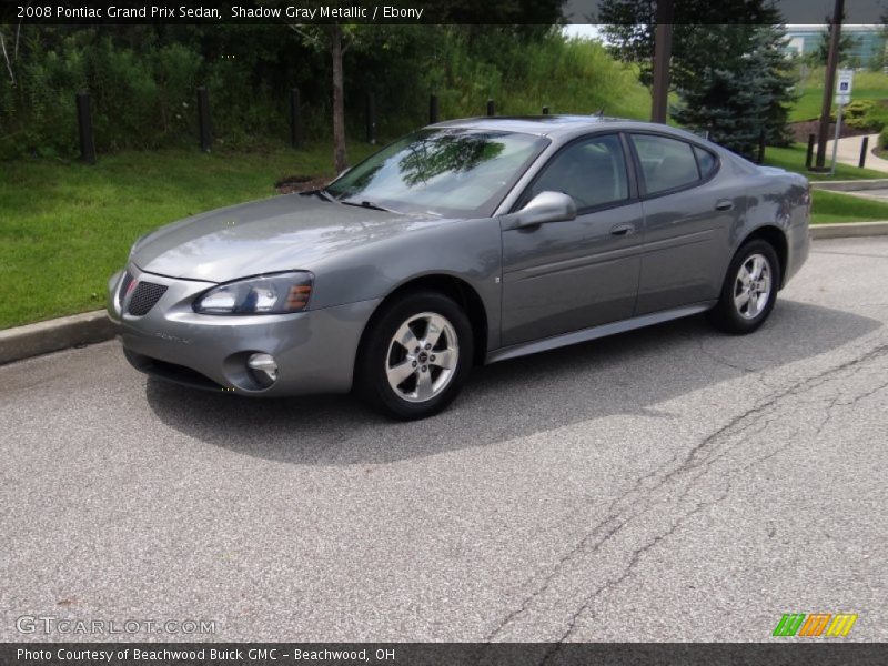 Shadow Gray Metallic / Ebony 2008 Pontiac Grand Prix Sedan