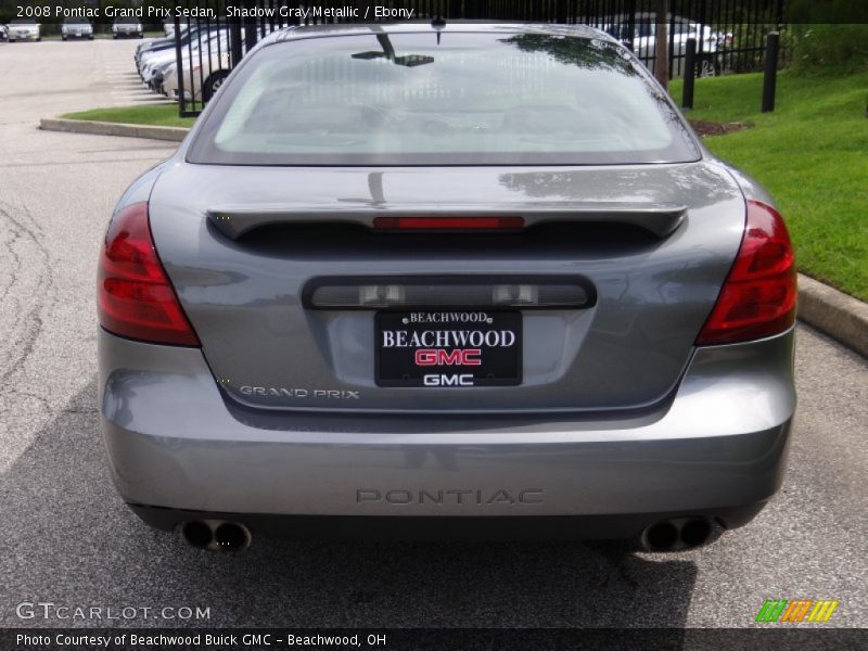 Shadow Gray Metallic / Ebony 2008 Pontiac Grand Prix Sedan