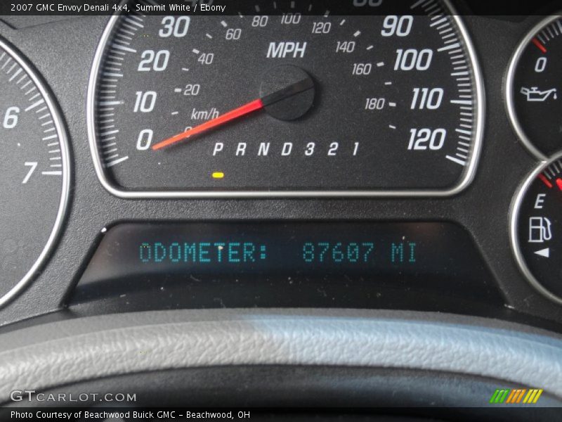 Summit White / Ebony 2007 GMC Envoy Denali 4x4
