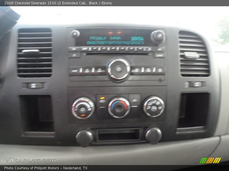 Black / Ebony 2008 Chevrolet Silverado 1500 LS Extended Cab