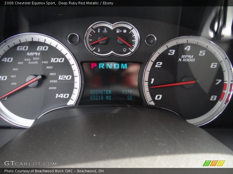  2008 Equinox Sport Sport Gauges
