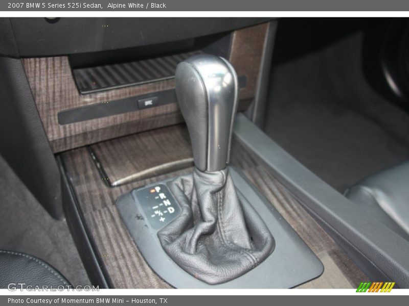 Alpine White / Black 2007 BMW 5 Series 525i Sedan