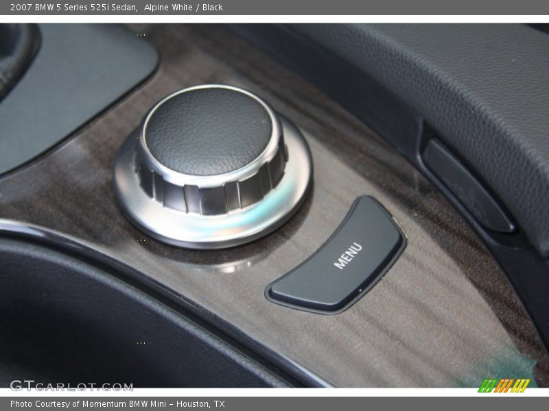 Alpine White / Black 2007 BMW 5 Series 525i Sedan