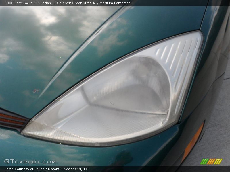 Rainforest Green Metallic / Medium Parchment 2000 Ford Focus ZTS Sedan