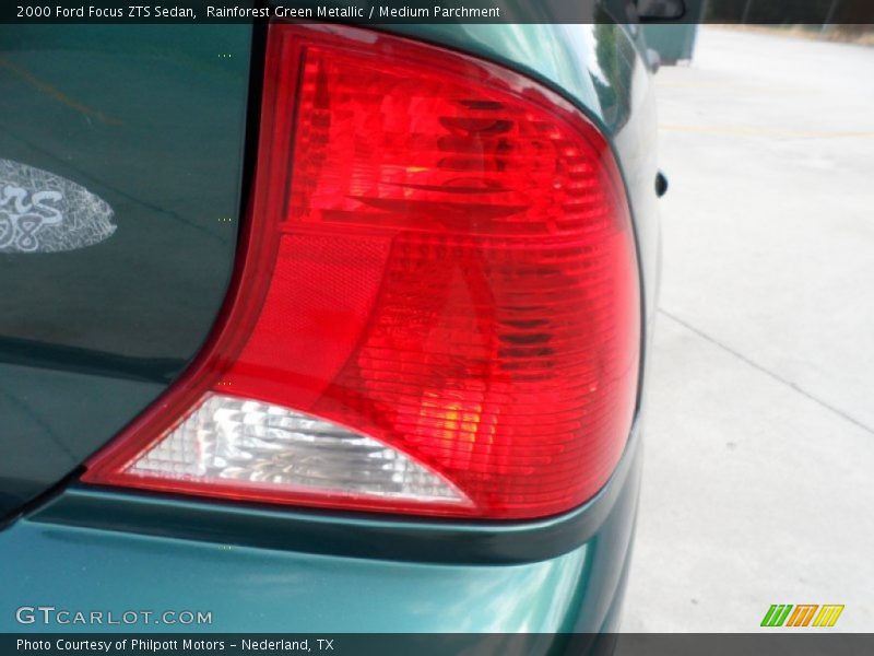 Rainforest Green Metallic / Medium Parchment 2000 Ford Focus ZTS Sedan