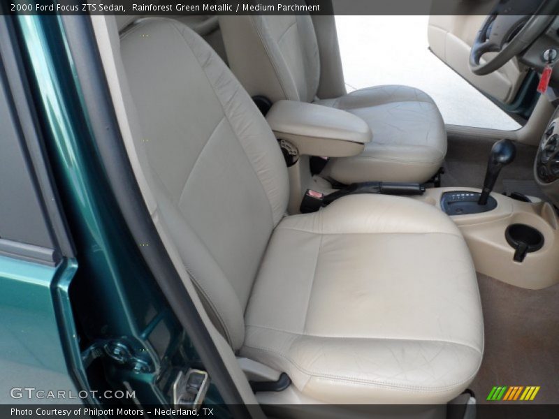 Rainforest Green Metallic / Medium Parchment 2000 Ford Focus ZTS Sedan