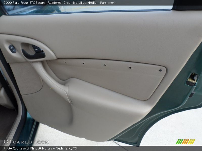 Rainforest Green Metallic / Medium Parchment 2000 Ford Focus ZTS Sedan