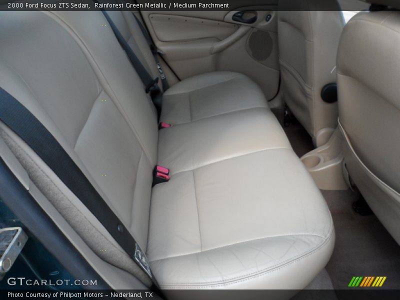 Rainforest Green Metallic / Medium Parchment 2000 Ford Focus ZTS Sedan