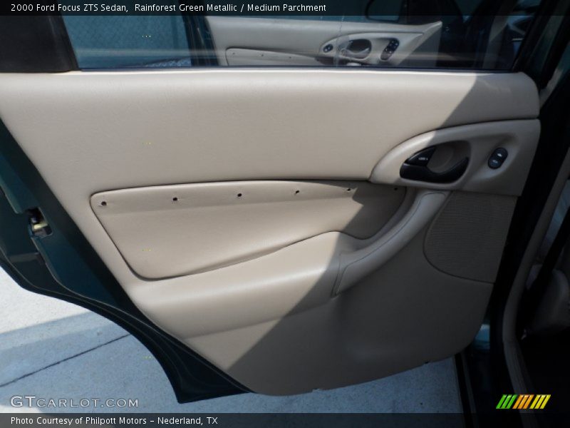 Rainforest Green Metallic / Medium Parchment 2000 Ford Focus ZTS Sedan