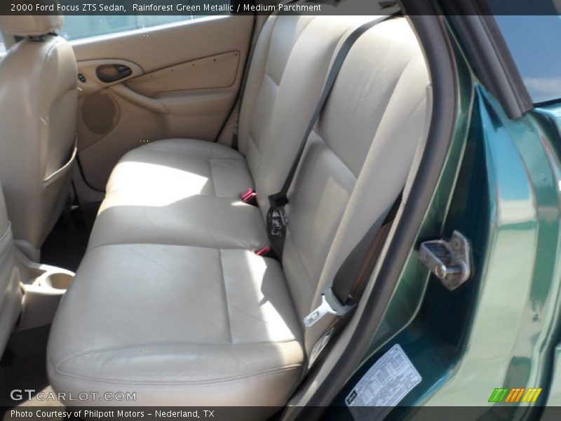 Rainforest Green Metallic / Medium Parchment 2000 Ford Focus ZTS Sedan