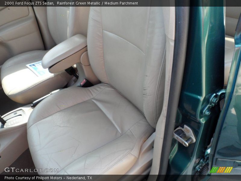 Rainforest Green Metallic / Medium Parchment 2000 Ford Focus ZTS Sedan