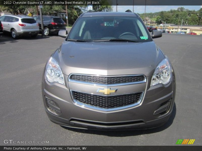 Mocha Steel Metallic / Jet Black 2012 Chevrolet Equinox LT AWD