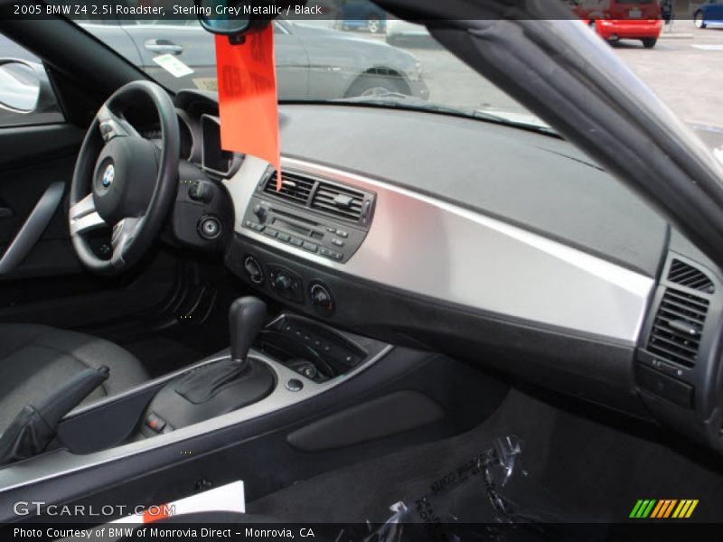 Sterling Grey Metallic / Black 2005 BMW Z4 2.5i Roadster