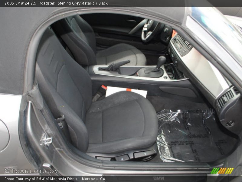Sterling Grey Metallic / Black 2005 BMW Z4 2.5i Roadster