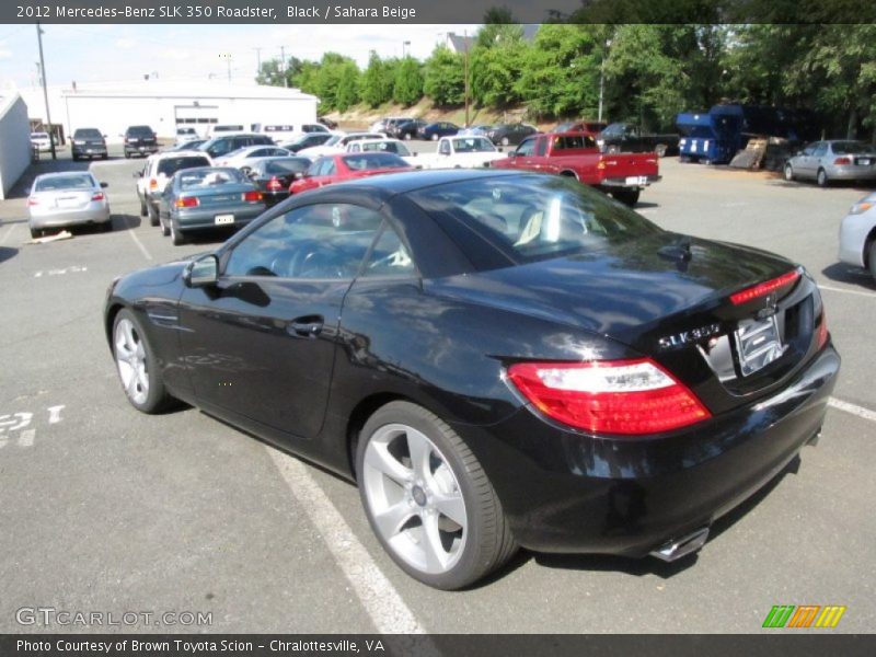 Black / Sahara Beige 2012 Mercedes-Benz SLK 350 Roadster