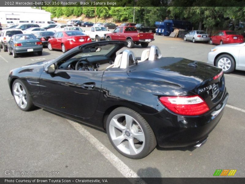 Black / Sahara Beige 2012 Mercedes-Benz SLK 350 Roadster