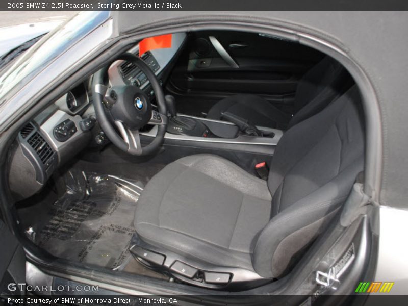 Sterling Grey Metallic / Black 2005 BMW Z4 2.5i Roadster