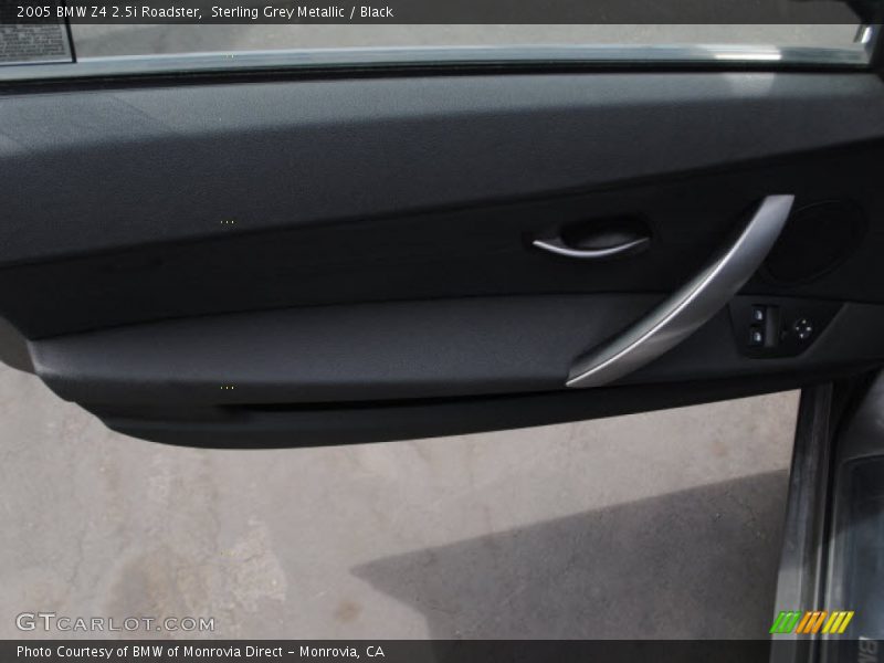 Sterling Grey Metallic / Black 2005 BMW Z4 2.5i Roadster