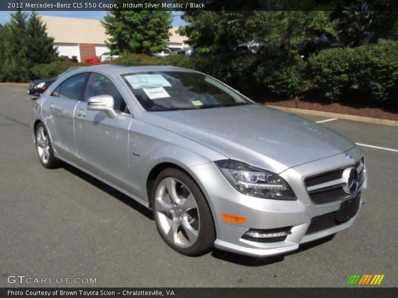 Iridium Silver Metallic / Black 2012 Mercedes-Benz CLS 550 Coupe