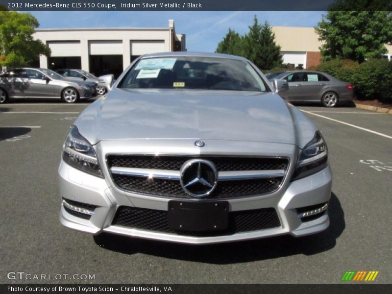 Iridium Silver Metallic / Black 2012 Mercedes-Benz CLS 550 Coupe