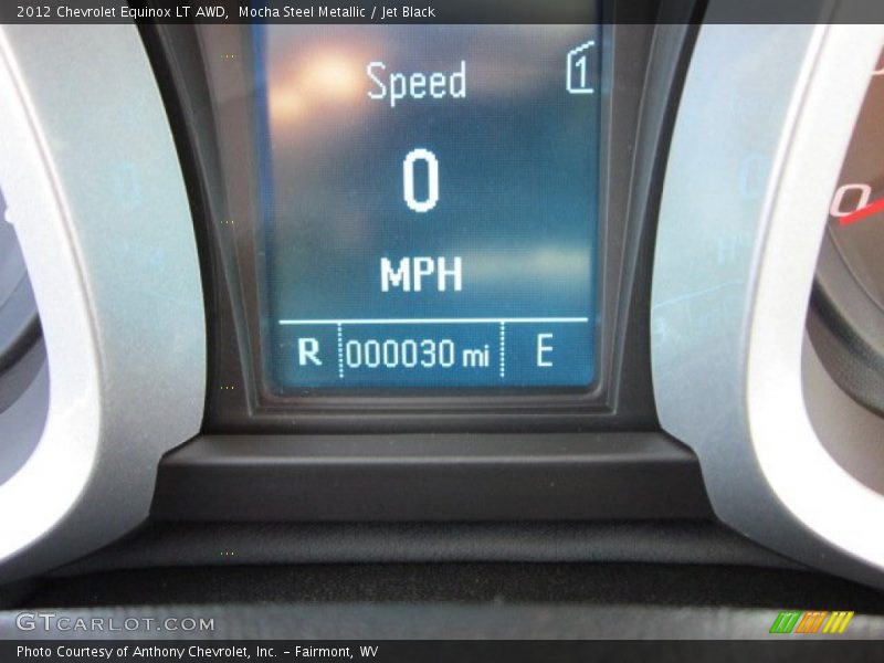 Mocha Steel Metallic / Jet Black 2012 Chevrolet Equinox LT AWD