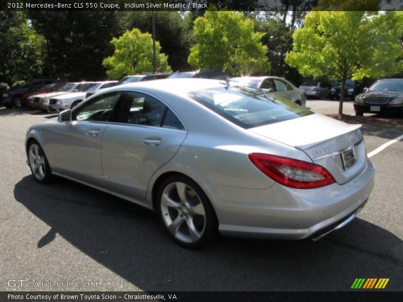Iridium Silver Metallic / Black 2012 Mercedes-Benz CLS 550 Coupe