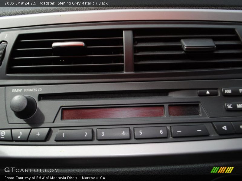 Sterling Grey Metallic / Black 2005 BMW Z4 2.5i Roadster