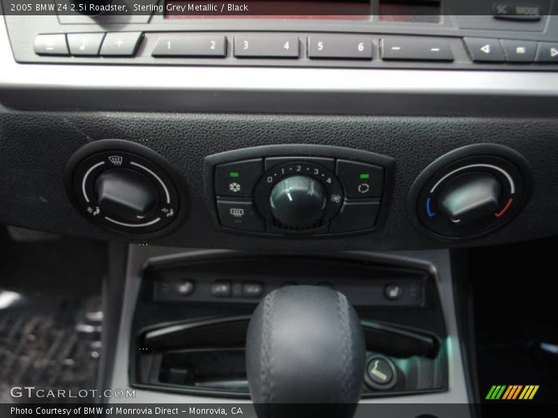 Sterling Grey Metallic / Black 2005 BMW Z4 2.5i Roadster