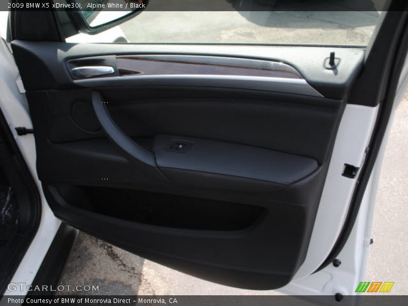 Alpine White / Black 2009 BMW X5 xDrive30i