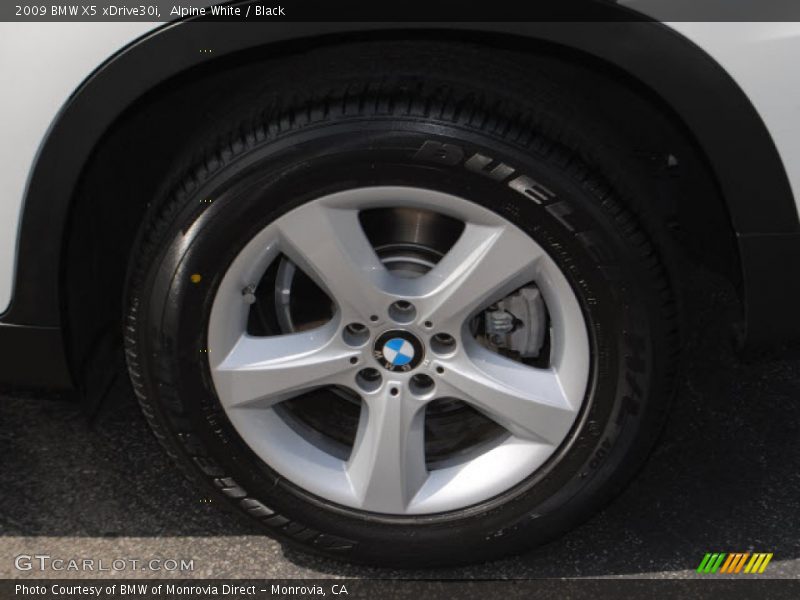 Alpine White / Black 2009 BMW X5 xDrive30i