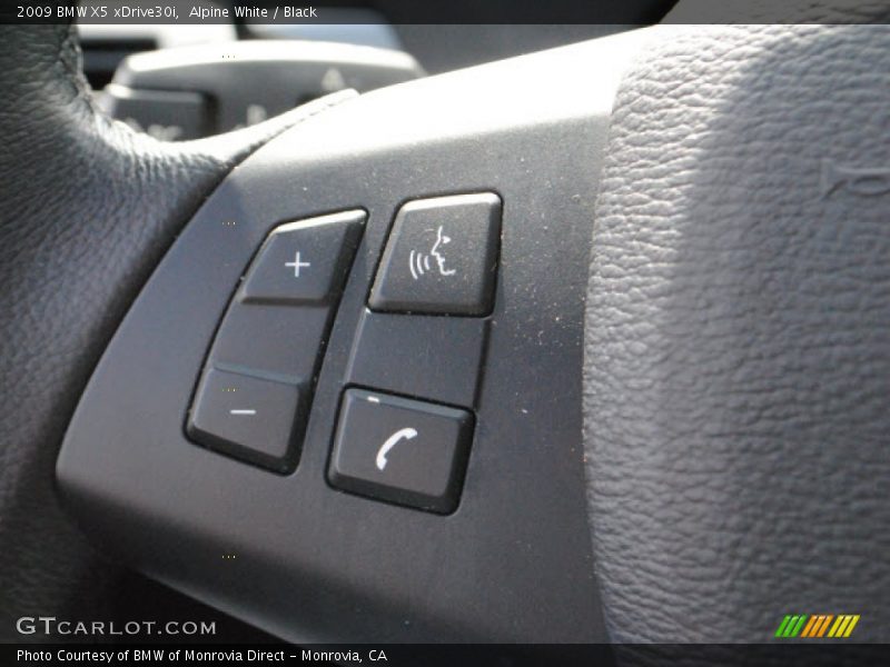 Alpine White / Black 2009 BMW X5 xDrive30i