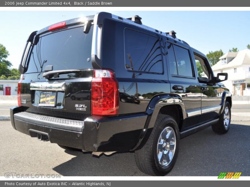 Black / Saddle Brown 2006 Jeep Commander Limited 4x4