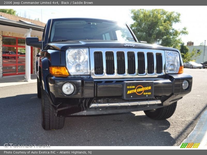 Black / Saddle Brown 2006 Jeep Commander Limited 4x4