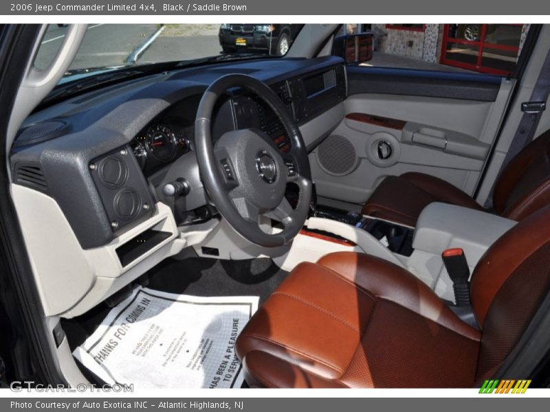 Black / Saddle Brown 2006 Jeep Commander Limited 4x4