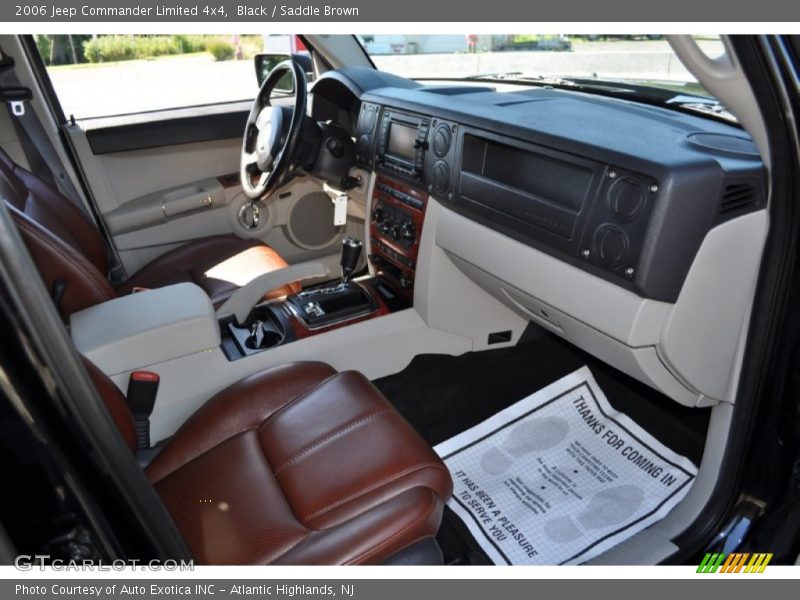 Black / Saddle Brown 2006 Jeep Commander Limited 4x4