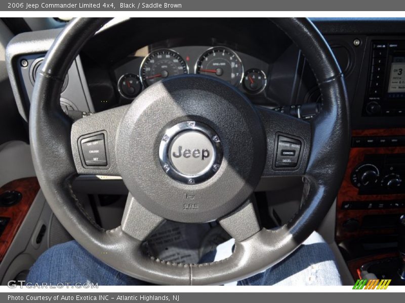 Black / Saddle Brown 2006 Jeep Commander Limited 4x4