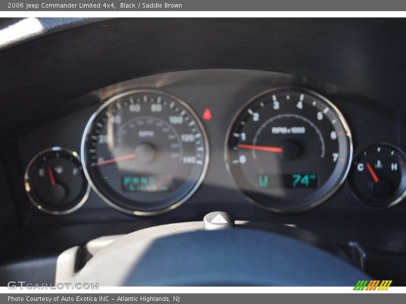 Black / Saddle Brown 2006 Jeep Commander Limited 4x4