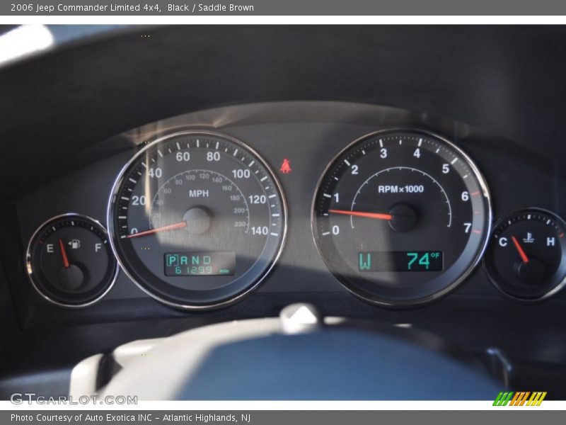 Black / Saddle Brown 2006 Jeep Commander Limited 4x4