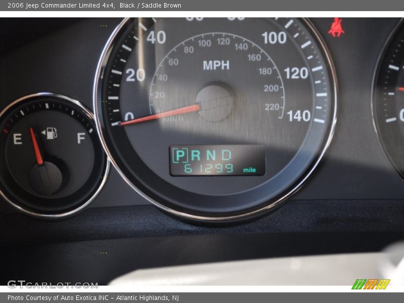 Black / Saddle Brown 2006 Jeep Commander Limited 4x4