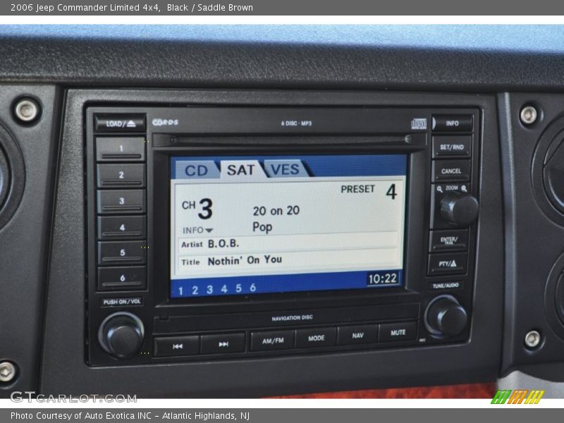 Black / Saddle Brown 2006 Jeep Commander Limited 4x4