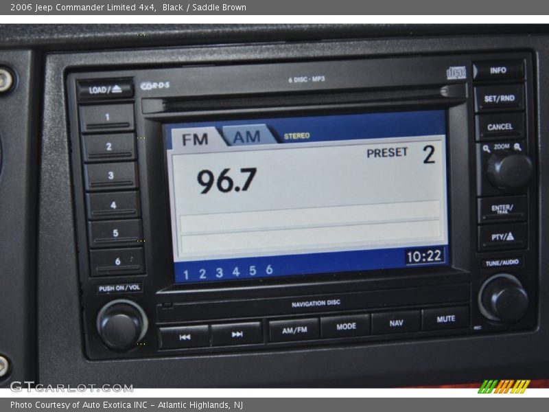 Black / Saddle Brown 2006 Jeep Commander Limited 4x4