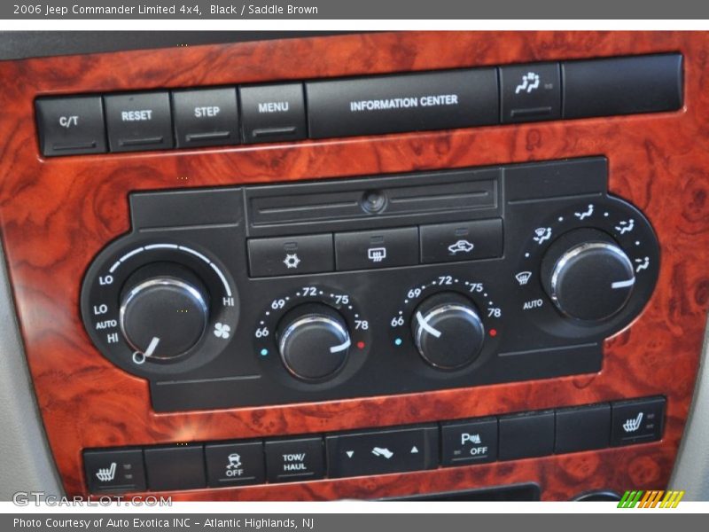 Black / Saddle Brown 2006 Jeep Commander Limited 4x4