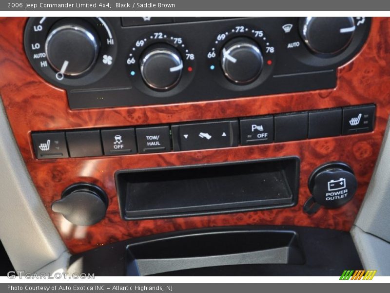 Black / Saddle Brown 2006 Jeep Commander Limited 4x4